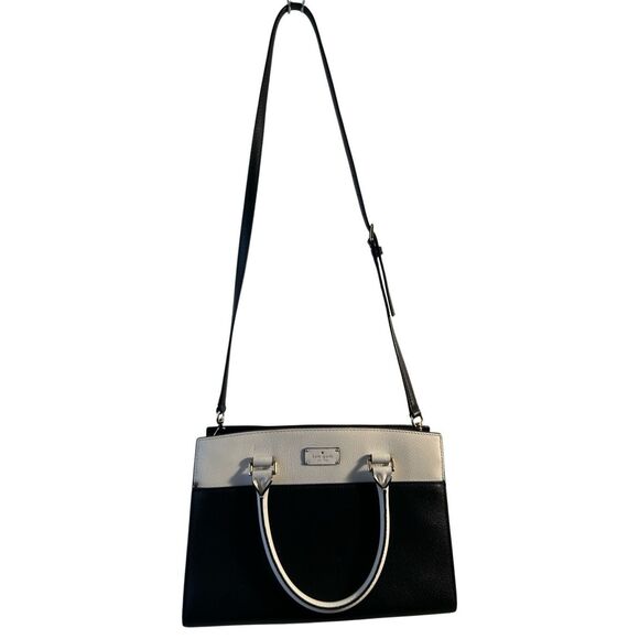 Kate Spade shoulder matching wallet Black White
